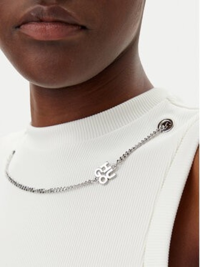 HUGO Top Delanive 50534050 Biały Slim Fit