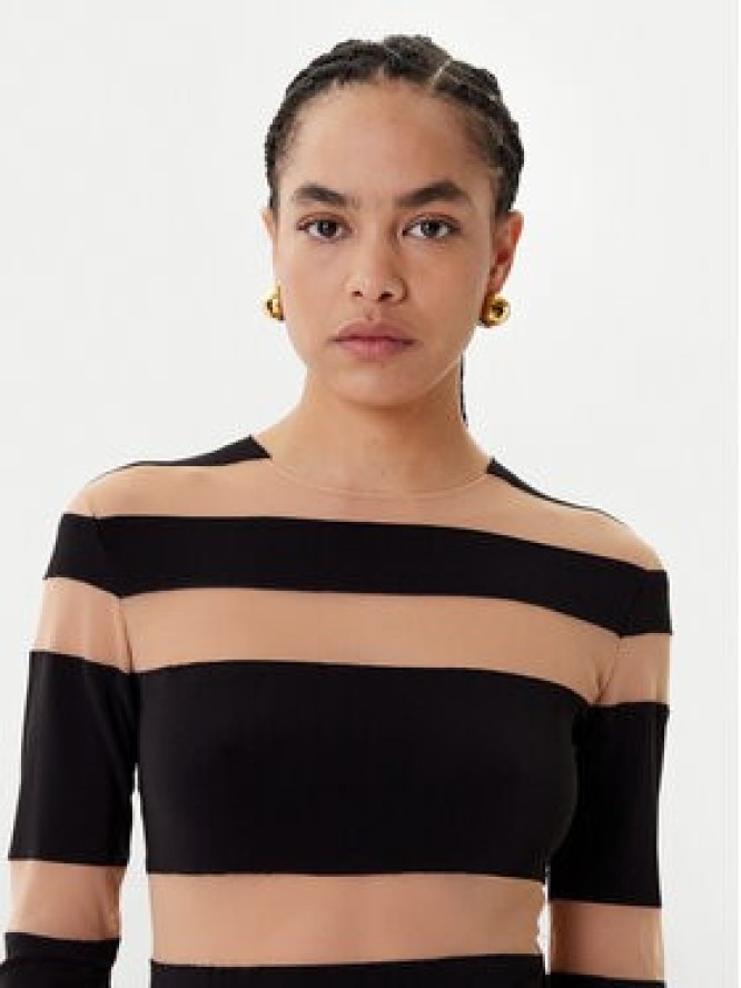 NORMA KAMALI Sukienka codzienna KK3243PMB48239 Czarny Slim Fit