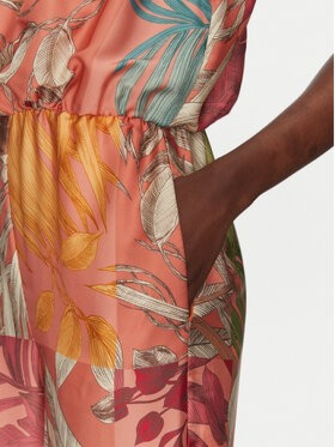 Simona Corsellini Kombinezon P25CPTU00301 Kolorowy Wide Leg