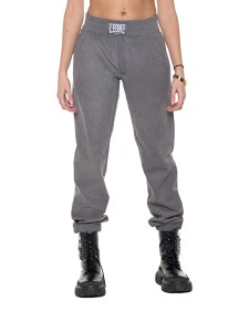 Leone 1947 Glam Winter Damen Samthose z naszywką