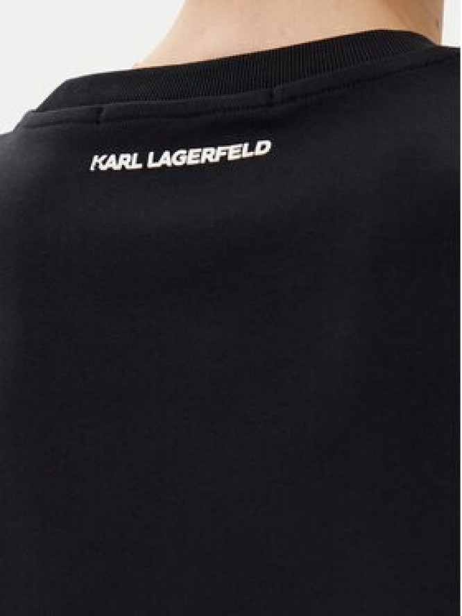 KARL LAGERFELD T-Shirt A1W17130 Czarny Regular Fit