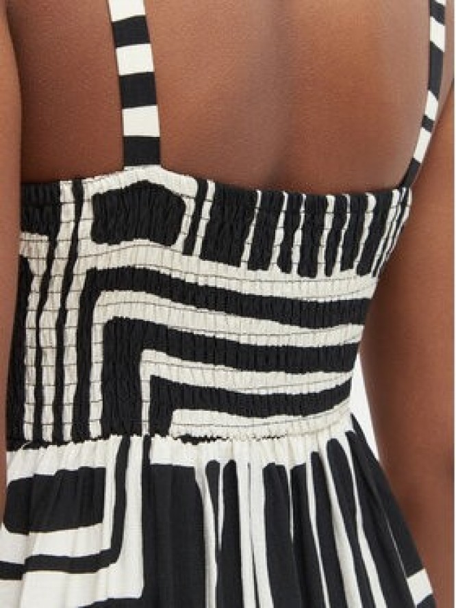 Iconique Sukienka letnia Cote D'Azur IC26-109 Czarny Relaxed Fit