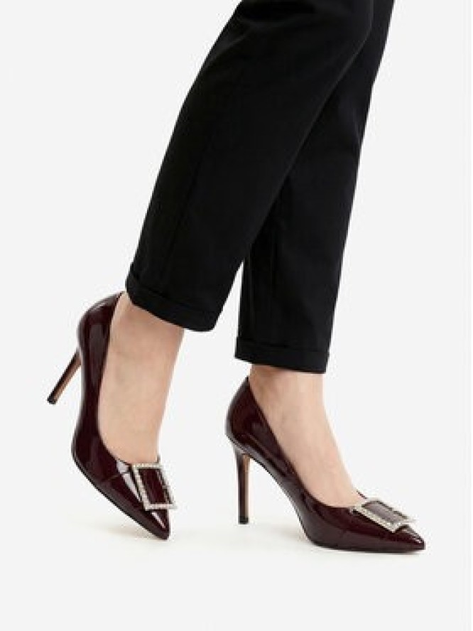 Nine West Szpilki CEO-LUBNA-01 Bordowy