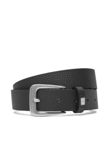 Tommy Jeans Pasek Damski Tjw Heritage Leather Belt 3.0 AW0AW17586 Czarny