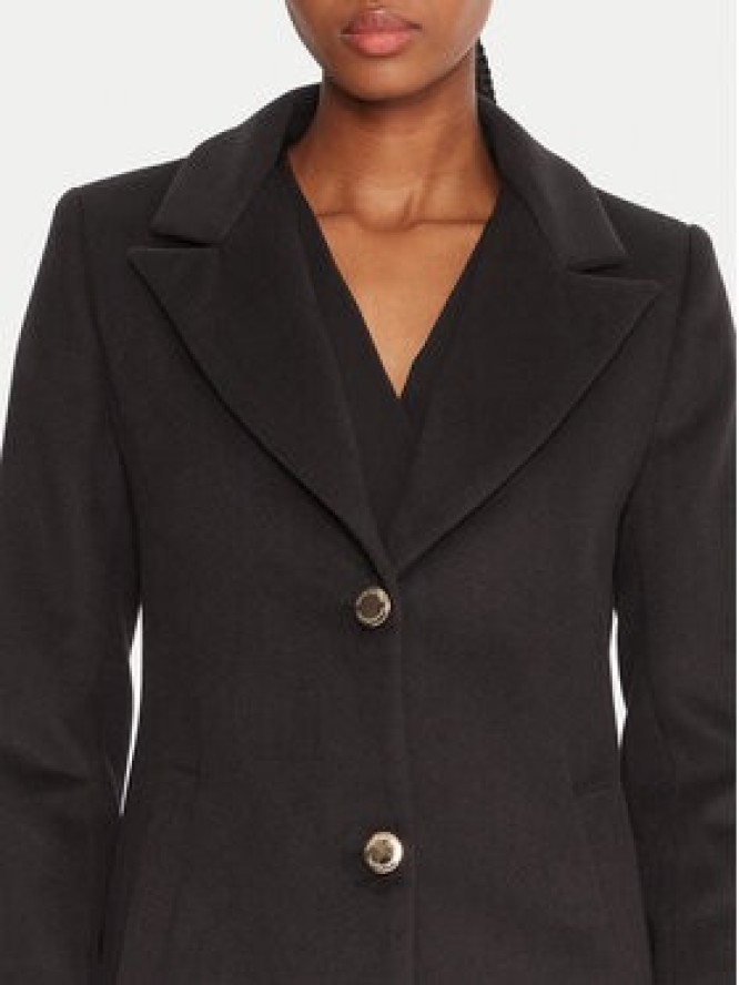 Rinascimento Płaszcz przejściowy CFC0126117003 Czarny Regular Fit