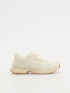 Sneakersy na grubej podeszwie - biały