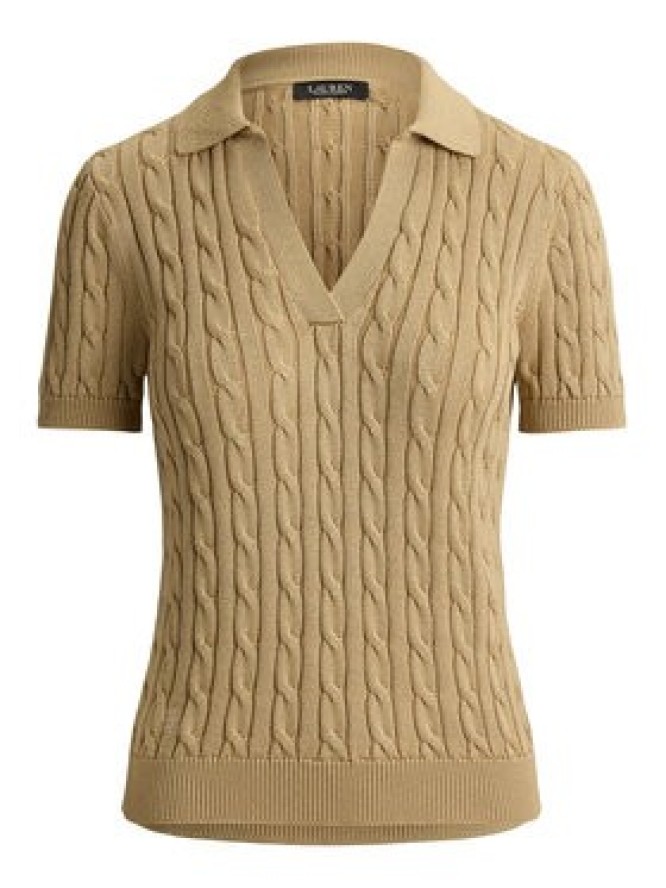 LAUREN RALPH LAUREN Polo 200P14041006 Beżowy Regular Fit