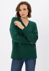 Ciepły sweter z dekoltem w serek S-NOVA