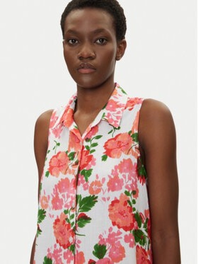 Iconique Sukienka koszulowa IC25-044 Biały Regular Fit