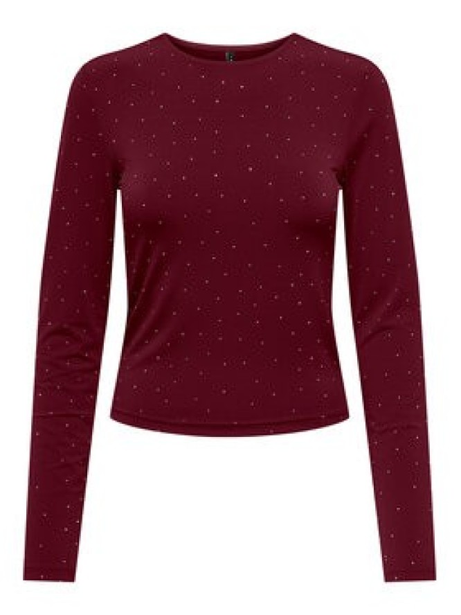 ONLY Bluzka Zita 15358986 Bordowy Regular Fit