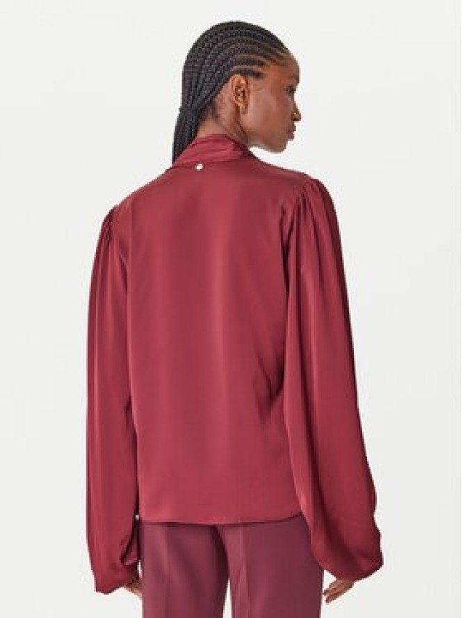 Rinascimento Bluzka CFC0126202003 Bordowy Loose Fit