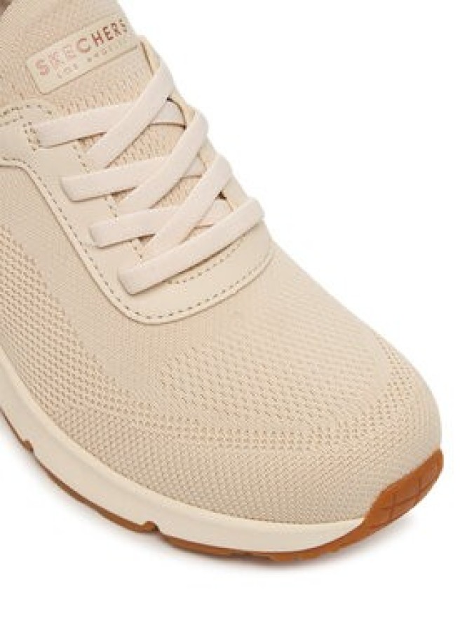 Skechers Sneakersy Uno Wedge 177531/OFWT Beżowy