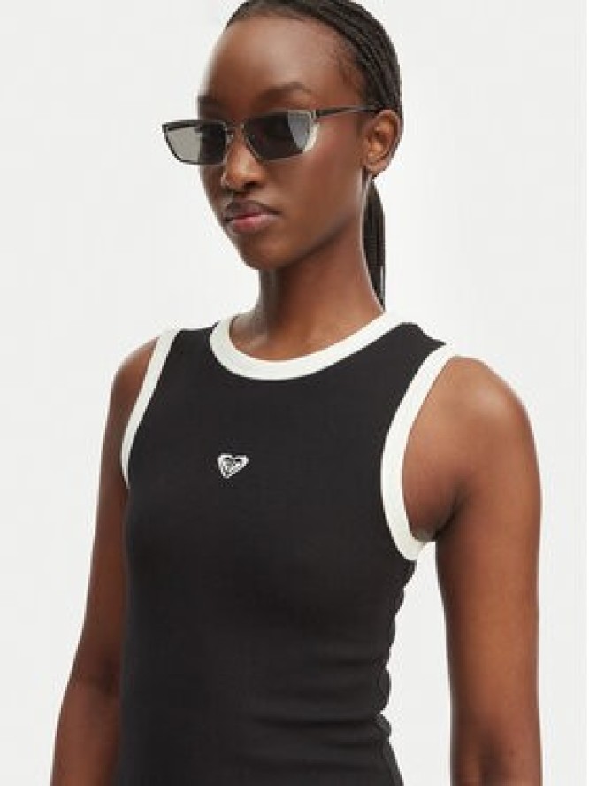 Roxy Sukienka codzienna Iconic Days ERJKD03547 Czarny Slim Fit