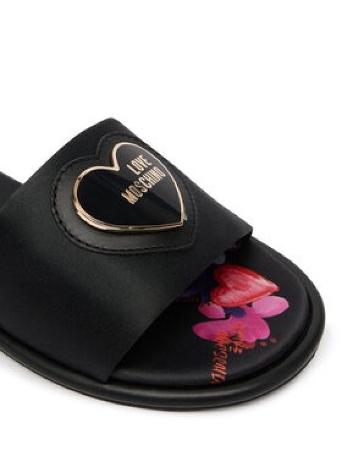 LOVE MOSCHINO Klapki JA28232G0OJO0000 Czarny