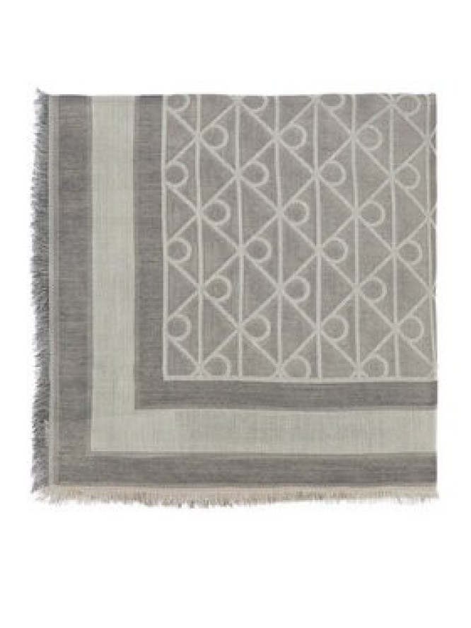 Calvin Klein Chusta Emblem Aop Jacquard Square Scarf LV04F8080G Granatowy