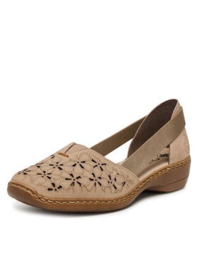 Rieker Półbuty 41356-60 Beżowy