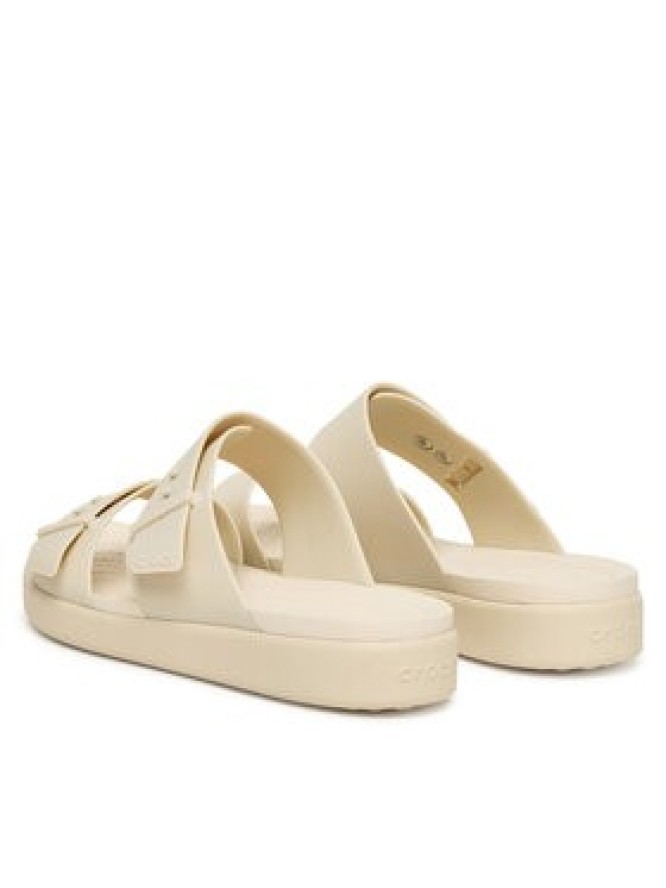 Crocs Klapki Brooklyn Buckle Low Low 211215 Écru