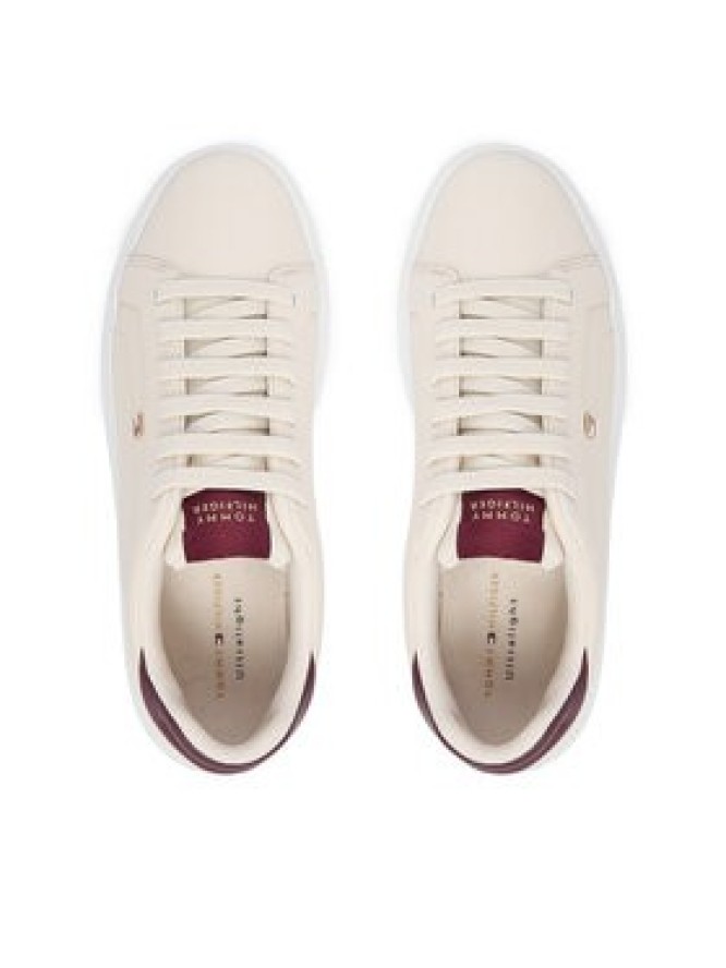 Tommy Hilfiger Sneakersy Icon Court Light Weight FW0FW08948 Beżowy