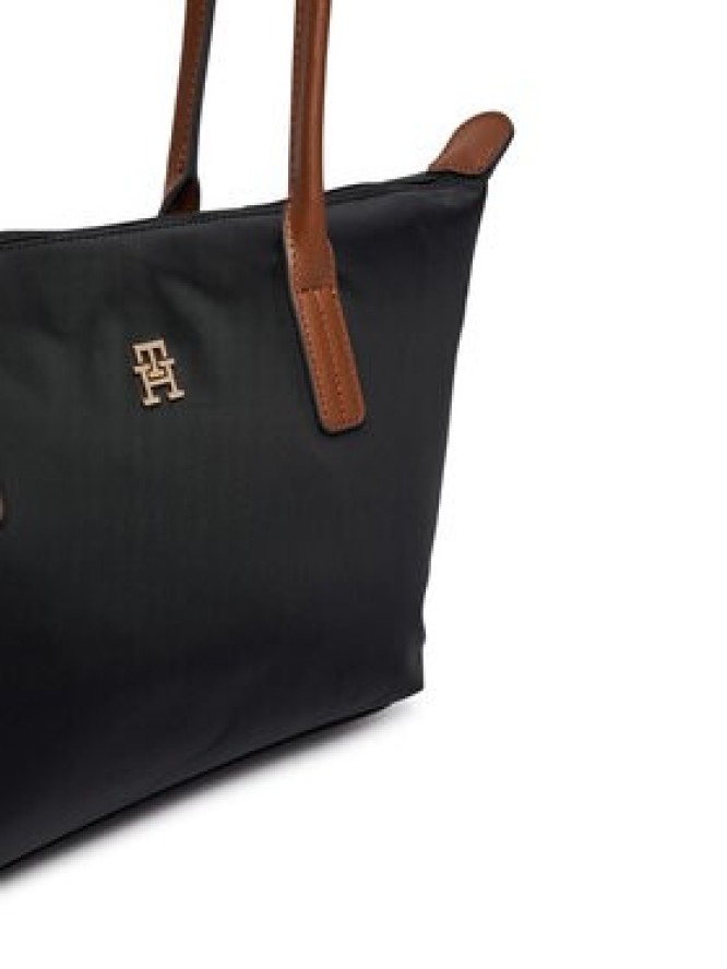 Tommy Hilfiger Torebka Popette East West Tote AW0AW19211 Czarny
