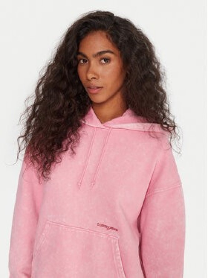 Tommy Jeans Bluza DW0DW21609 Różowy Boxy Fit