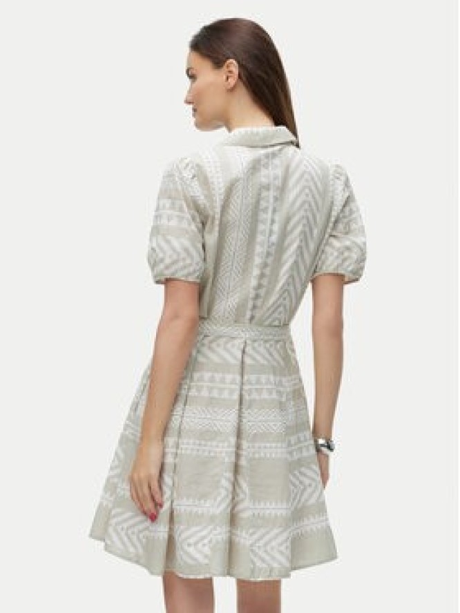 Vero Moda Sukienka koszulowa Dicthe 10303728 Beżowy Regular Fit