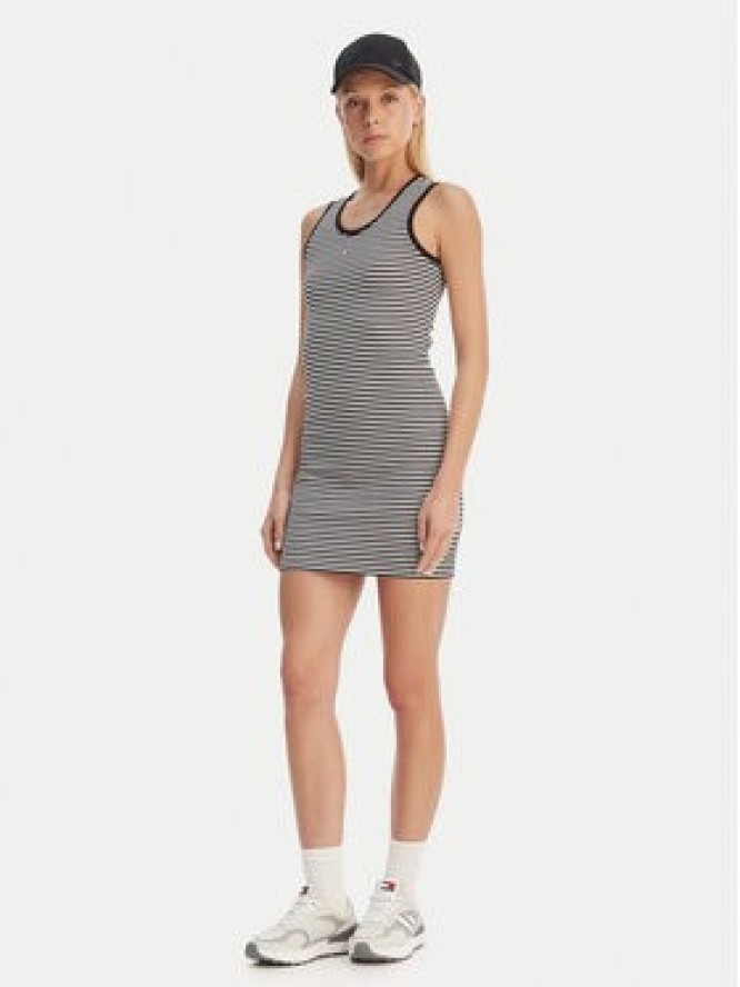 Tommy Jeans Sukienka codzienna Essential DW0DW20674 Czarny Slim Fit