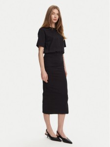 Marella Sukienka codzienna Ileana 2513621014 Czarny Slim Fit