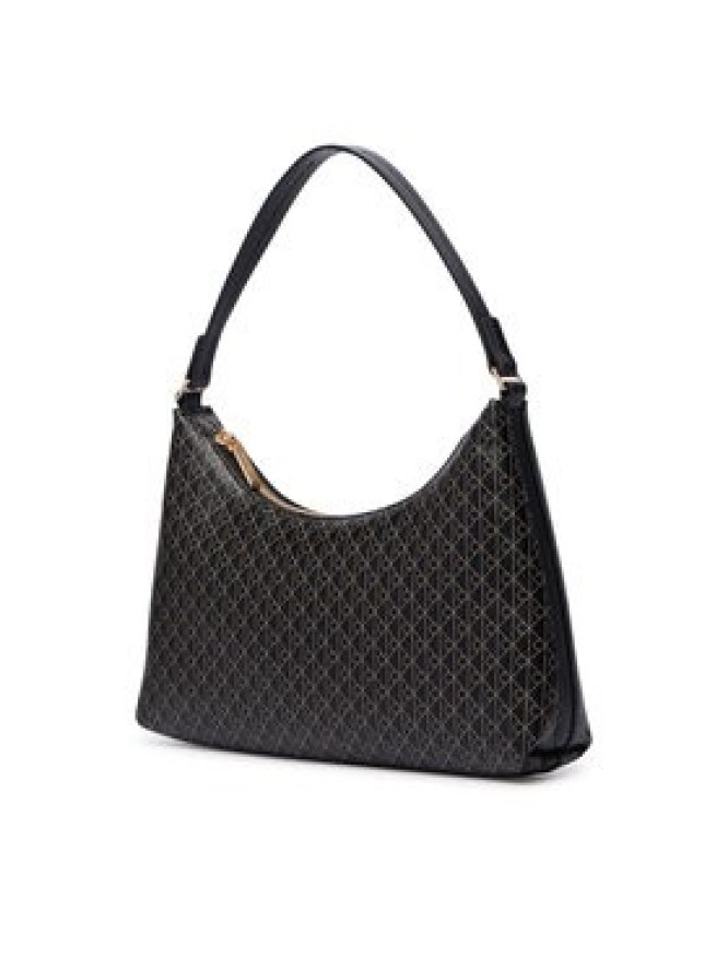 Calvin Klein Torebka Emblem Aop Small Shoulder Bag LV04F3889G Czarny