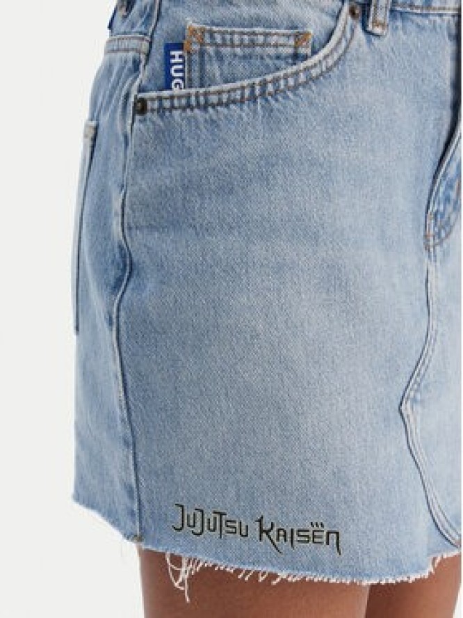 HUGO Spódnica jeansowa Gadele 50557549 Niebieski Regular Fit