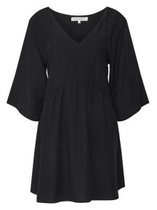 Banana Moon Sukienka letnia Agathe Holidays LHN01 Czarny Loose Fit