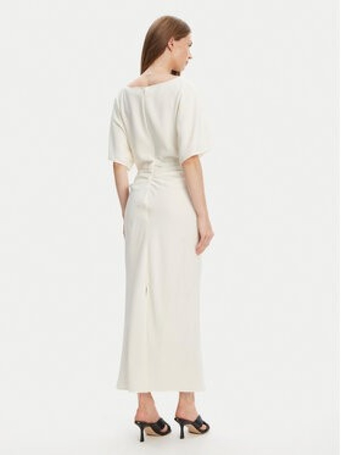 STAUD Sukienka koktajlowa Amelie R25S2120TP Écru Slim Fit