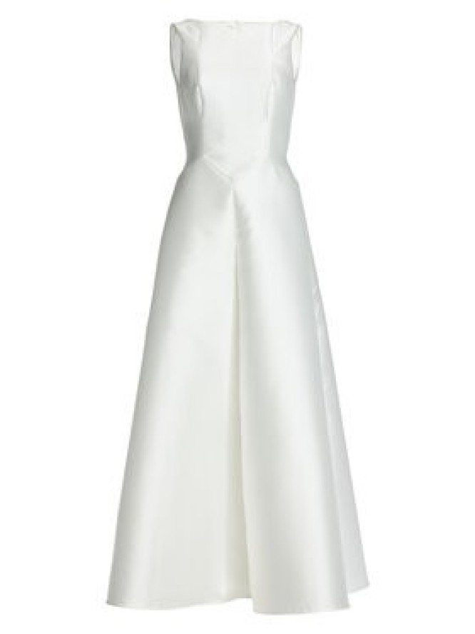 Swing Sukienka wieczorowa 5AJ16000 Biały Regular Fit