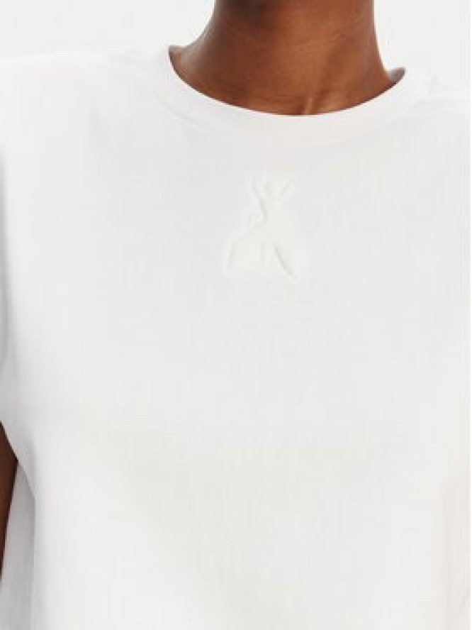 Patrizia Pepe T-Shirt 2M4443/J289-W103 Biały Regular Fit