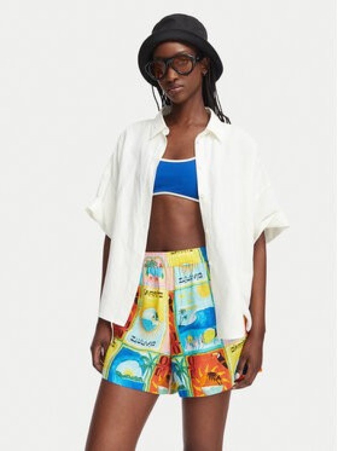 Roxy Szorty materiałowe Atlas Sunburn ERJNS03584 Kolorowy Regular Fit