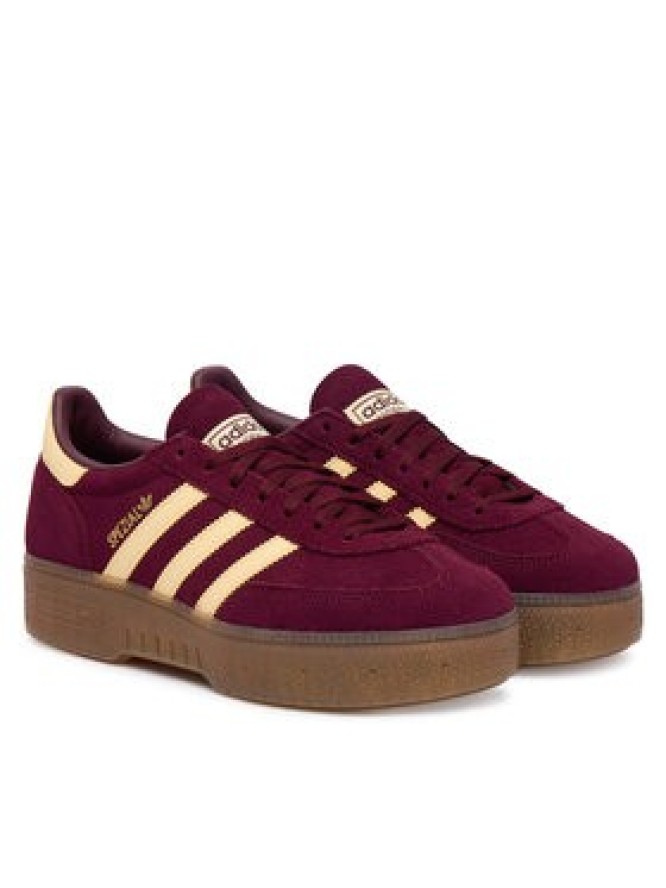 adidas Sneakersy Handball Spezial Bold KI2219 Bordowy