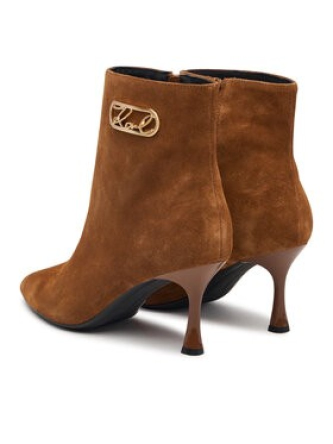 KARL LAGERFELD Botki Sienna KL32747 Brązowy