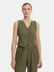 Vero Moda Kamizelka Caia 10333795 Zielony Regular Fit