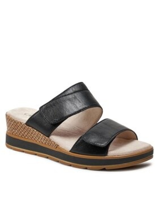Caprice Klapki 9-27250-42 Czarny