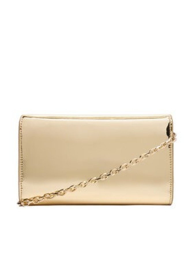 Tommy Hilfiger Torebka Icon Flap W/Chain Met AW0AW17959 Złoty