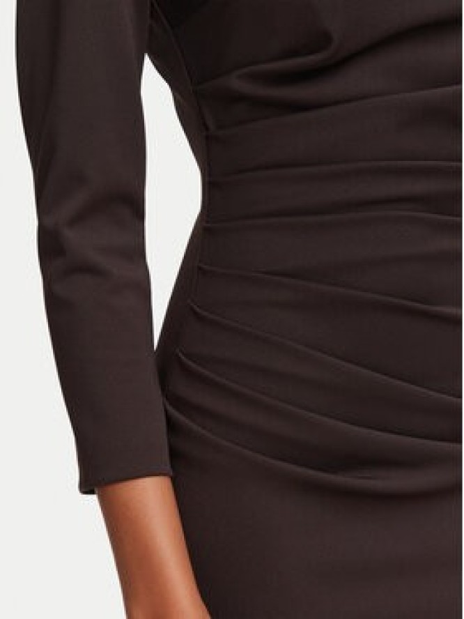 Rinascimento Sukienka koktajlowa CFC0130273003 Brązowy Slim Fit