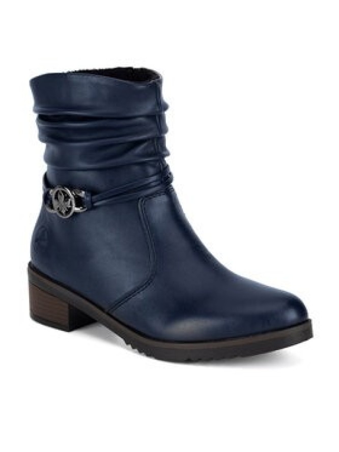 Rieker Botki Y0572-14 Niebieski