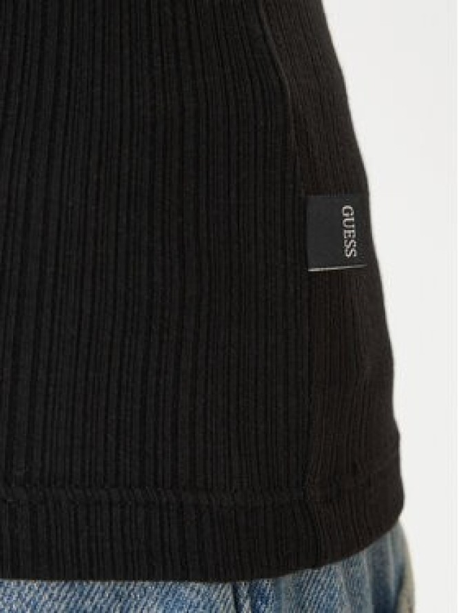 Guess Jeans Top W6GPZ8 KF641 Czarny Slim Fit