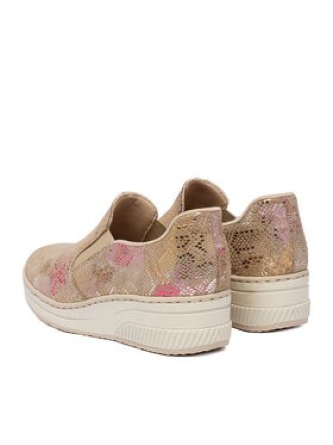 Rieker Półbuty 48761-90 Beżowy