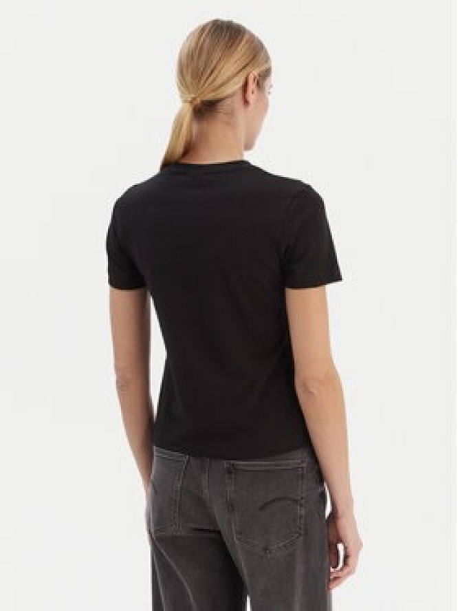 Guess T-Shirt V6RI02 J1314 Czarny Regular Fit