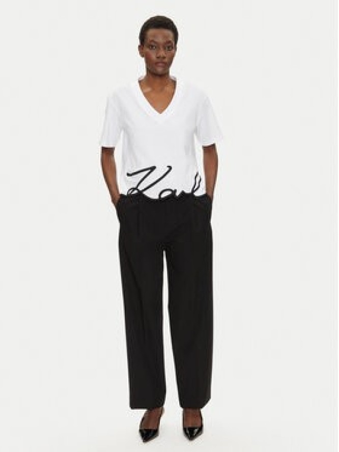 KARL LAGERFELD T-Shirt A2W17104 Biały Relaxed Fit