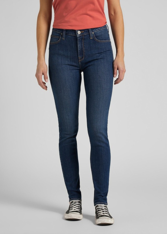 DAMSKIE SPODNIE JEANSOWE LEE Scarlett High MID USED L626SIVE 112114390