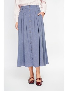 Le Jardin du Lin Spódnica w kolorze niebieskim rozmiar: 36