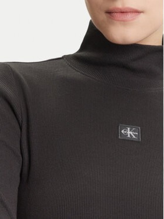 Calvin Klein Jeans Golf LV047D203G Czarny Slim Fit