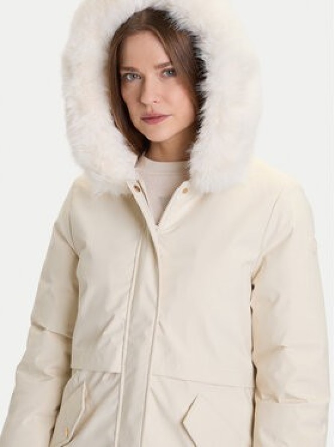 Rinascimento Kurtka zimowa CFC0122158003 Écru Regular Fit