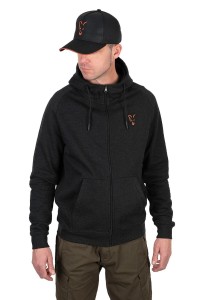 Bluza Wędkarska Z Kapturem Fox Collection Lw Hoody Black/Orange